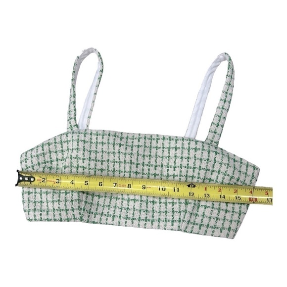 Wayf Where Are You From Cropped Jacket Set Green/Cream NWT Women’s Size M - Picture 12 of 16